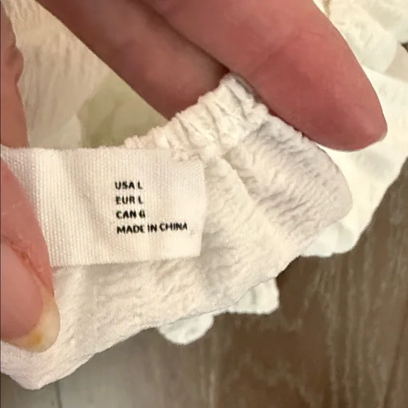 Elodie Cream Smocked Puff Sleeve Blouse - Picture 4 of 5